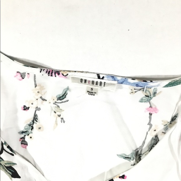 OneHart flutter sleeve floral white dress - Picture 4 of 8